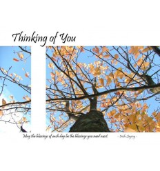 Thinking of you - blank card