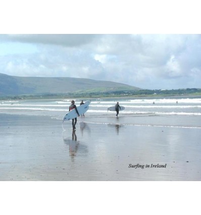 Surfing in Ireland - blank card