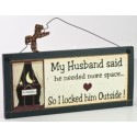 My Husband... Wooden Plaque