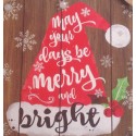 Merry and Bright Light Up Christmas Frame